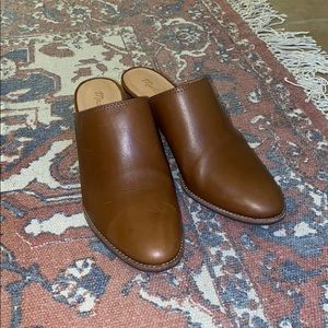 Madewell Brown Leather Harper Mule Sz. 8.5